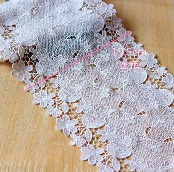 Nádherné malé kvety výšivky francúzskej čipky obrus detské oblečenie dámske oblečenie bavlna rozpustné vo vode čipky Príslu