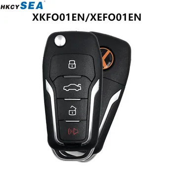 1/5/10pcs Xhorse Universal 4 Tlačidlá Drôt/Super Diaľkové Auto Kľúč pre Ford VVDI2 MINI Programátor VVDI Kľúčový Nástroj XKFO01EN/XEFO01EN