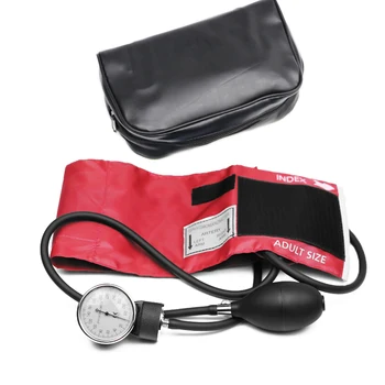 Lekárske Dospelých Príručka Krvný Tlak Monitor BP Putá Hornej končatiny, Aneroid Sphygmomanometer Tonometer s Tlakom Dial Rozchod