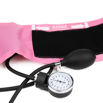Lekárske Dospelých Príručka Krvný Tlak Monitor BP Putá Hornej končatiny, Aneroid Sphygmomanometer Tonometer s Tlakom Dial Rozchod
