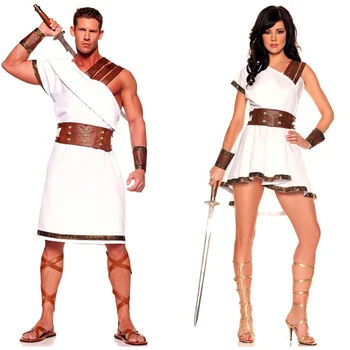 Staroveký Egypt Kostým Dospelé Ženy, Mužov, Karneval, Halloween Party Maškarný Oblečenie Rímskeho Vojaka Cosplay Oblečenie