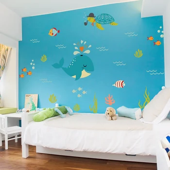 PVC lôžková izba stenu nálepka pre deti roomshome dekorácie, doplnky, módne stenu, nálepky nástenná maľba detská izba stenu papier QTM305-4