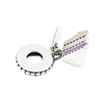 DIY Korálky Charms Striebro 925 Originálny Náramok Mincový Striebro-Šperky Oslava Tortu Guľôčok pre šperky Berloque Perles