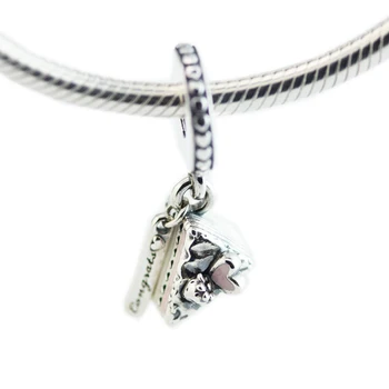 DIY Korálky Charms Striebro 925 Originálny Náramok Mincový Striebro-Šperky Oslava Tortu Guľôčok pre šperky Berloque Perles