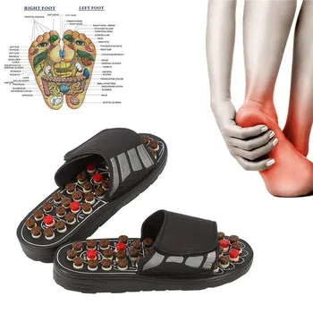 Unisex Masážne Papuče, Sandále pre Mužov, Ženy Zdravotné Papuče Foot Pedikúra Zdravie Letné Topánky Listov