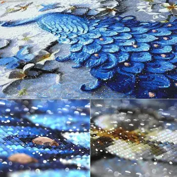 špeciálne tvarované Diamond Maľovanie DIY Diamond Mozaiky Výšivky Plný Drahokamu cross stitch Vyšívanie Domova páva nové