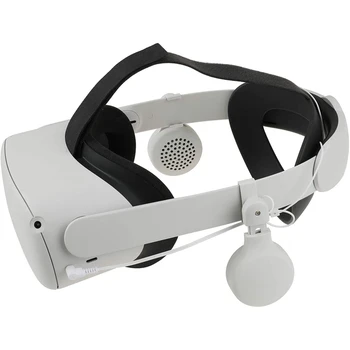 VR Zvýšenie Zvuk cez Slúchadlá pre Oculus Quest 2 Otáčať 360 Stupňov, Aux Konektor pre Slúchadlá pre Oculus Quest 2