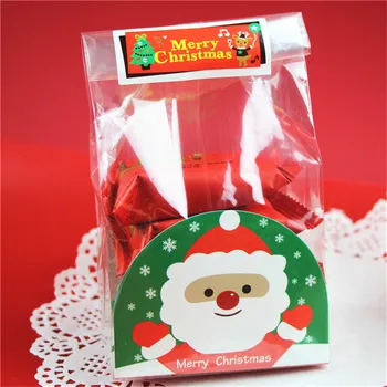 50pcs Snowflake Vianočný Stromček Darčekové Tašky Veselé Vianočné Pečenie Balenie Vrece Cukroví Boxy Vianočné Dekorácie pre Domov Navidad