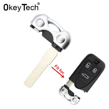 OkeyTech Náhradné Diaľkové Ovládanie Bývanie Uncut Prázdne Auto Kľúč, Kotúč na ALFA ROMEO 159 Brera 156 Spider Smart Key