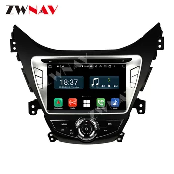 128GB Bezdrôtový Carplay Android Obrazovka Prehrávač Hyundai ELANTRA 2011 2012 2013 GPS Navigácie Auto Audio Rádio Stereo Hlava Jednotky