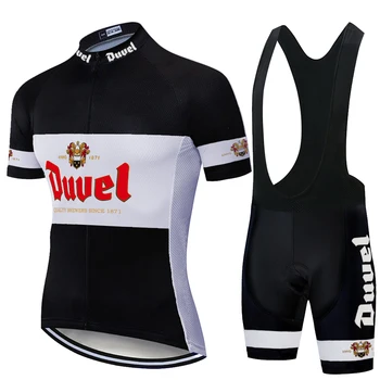 2020 TÍM black duvel cyklistika dres mužov cyklistické šortky nastaviť lete rýchle suché 20D gél pad ropa ciclismo hombre verano
