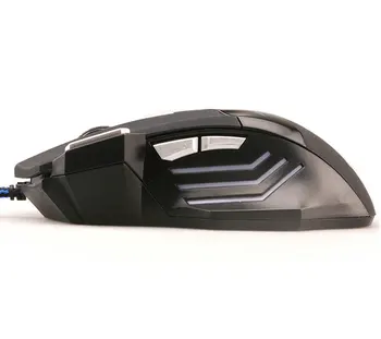 Darshion S8 Optické podsvietený Káblové pripojenie Hernej Myši 7 Tlačidlo LED Optická USB Počítačová Myš Myší, 3600DPI Farebné Svetlo Dýchania