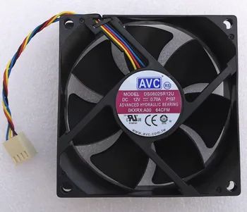 Nové AVC 8025 8cm ventilátor hydraulické 4-wire speed nariadenia ds08025r12u p197 12V 0.70 Pre Dell P/N 0KXRX : A00
