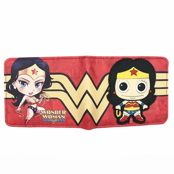 Nový Príchod 2017 DC Wonder Žena Peňaženky Superwomen Peňaženky Super Hrdina Kabelku Anime Peňaženka Pre Mladých
