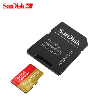 SanDisk Micro SD Karty C10 Pamäťová Karta 256 gb 128 GB 64 GB 32 GB, 16 gb Extrémne/Ultra microsd TF karta pre akčné kamery alebo hučí