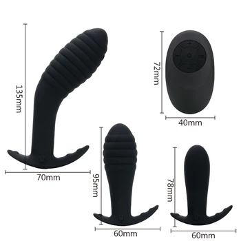 OLO 10 Rýchlosti Dildo Análny Vibrátor Plug Zadok Plug Erotická Masáž Prostaty Dospelých Produkty Sexuálne Hračky pre Ženy