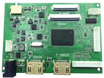 7 Palcový 1024*600 Matrix TFT Displej s IPS LCD HD Monitor 50pins TTL Kontrolór Vodič Palube Dva HDMI 2 pre raspberry pi 3