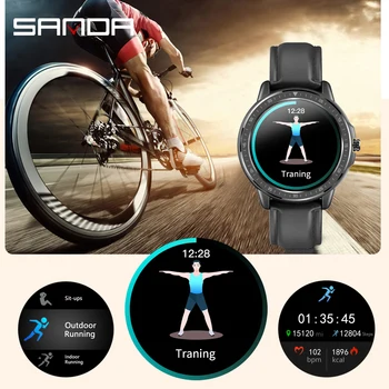 Móda Smart Hodinky Mužov Fitness Srdcového rytmu Spánku Monitor Krokomer Bluetooth sa Dotknite Športové Bežecké SmartWatch Muž pre IOS a Android