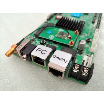 HD-C15 Asynchrónne, WIFI, LAN, USB, Ovládací Karty HUB75 RGB Farebný Led Displej Procesor 384x320 112x1024 Pixel