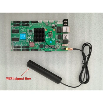 HD-C15 Asynchrónne, WIFI, LAN, USB, Ovládací Karty HUB75 RGB Farebný Led Displej Procesor 384x320 112x1024 Pixel