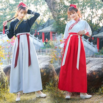 Tang Princess Hanfu Šaty Žien Čínskej Tradičnej Dávnych Kostým Ľudový Tanec TV Film Hanfu Fáze Výkonu Oblečenie