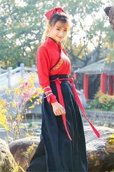 Tang Princess Hanfu Šaty Žien Čínskej Tradičnej Dávnych Kostým Ľudový Tanec TV Film Hanfu Fáze Výkonu Oblečenie