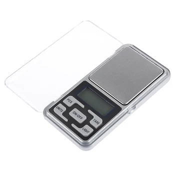 Digital Pocket Rozsahu Prenosné LCD Elektronické Šperky Rozsahu Gold Diamond Bylina Vyváženie Hmotnosti Váhové Rozsahu 100g/200g/500g 0.01 g