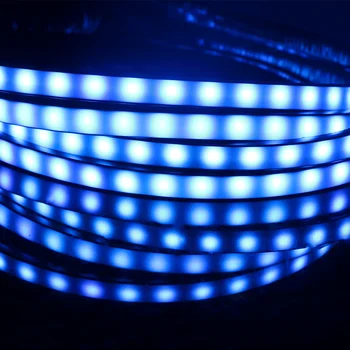 Blikajúce 4x8 Farieb RGB Auto Atmosféru Lampa LED Náladu Okolitého Svetla, Dvere Spodnej Dekorácie Bezdrôtový Zvukový Senzor, Auto Príslušenstvo