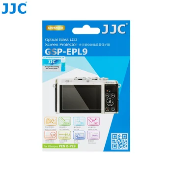JJC Ultra-tenké 95% Priepustnosťou Svetla 9H Tvrdosť Indexu 0,3 mm Optické Sklo Kamery, LCD Screen Protector pre Olympus PEN E-PL9