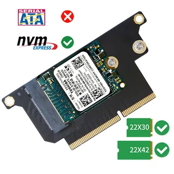 Xiwai M. 2 NGFF M-Key NVME SSD Previesť Karty vhodný pre Macbook Pro 2016 2017 13