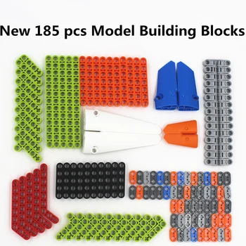 HORÚCE 185pcs model stavebné bloky, hračky MOC technickej časti tehly deti hračky studless lúče frams kompatibilné s Lego