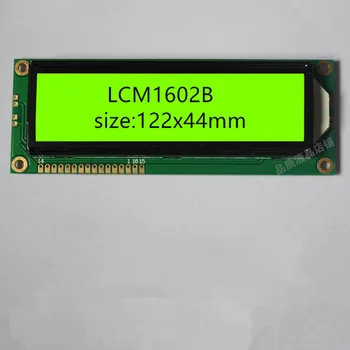 Nové Veľké Veľkosti 1602 16X2 Znakov LCD Modul Displeja LCM Modrá / Žltá Zelená