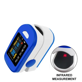 SpO2 Dýchania, Frekvencia Monitora srdcovej frekvencie Rozchod vtip Kyslíka v Krvi, Sýtosť farieb Monitorov Mini Prsta Pulzný Oximeter Čierna
