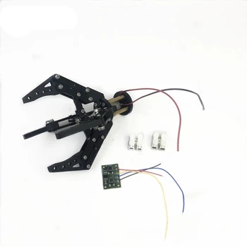 Akryl Mechanické Pazúr 3D Tlač N20 Motora Svorka 6V 300rpm Robotické Uchopovač pre Arduino DIY Robotické Rameno Manipulátor Auta