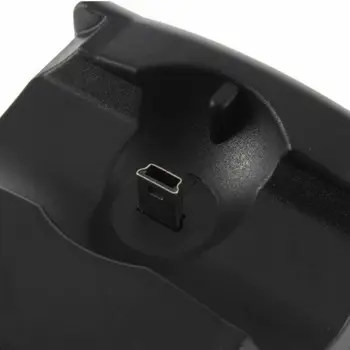 Duálny Nabíjačka Stojan Dock Stanica+USB Kábel pre PlayStation PS3/MOVE Controller