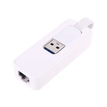 USB 3.0 Ethernet Adaptér Čisté pracovné Karty Hub 2500Mbps 2,5 G RJ45 Lan Adaptér pre Win7/Win8/Win10 Notebooku Macbook Notebook