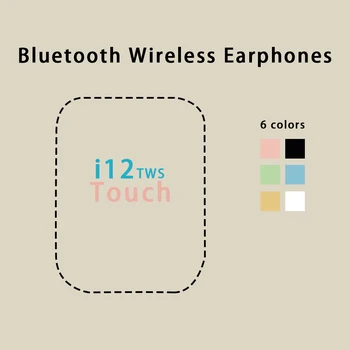 Nový Príchod tws i12 bezdrôtový auriculares bluetooth 5.0 inpods 12 headset bluetooth slúchadlá pre šport, hranie pk i7s i9s tws