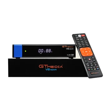 Najlepšie 1080P Gtmedia V8 NOVA Modrá DVB-S2 Aktualizácia Gtmedia V8X H. 265 Vstavaný Wifi Gtmedia V8 Česť Č app