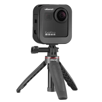 Ulanzi GM-3 Kovové Klietky pre GoPro Max Kryt Prípade Rozšíriť Mikrofón Vyplniť Svetla Mount Akčné Kamery Príslušenstvo