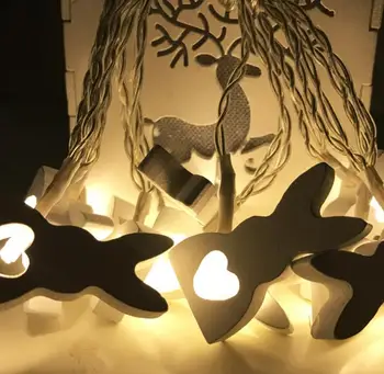 LED svietidlo festival králik kreatívne modelovanie lampa iny dievča srdca miestnosti, dekoratívne lampy
