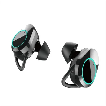 KUMI T3S 6D Stereo Bass TWS Smart Touch Bluetooth 5.0 Headset LED Displej, Vodotesné Slúchadlá do uší pre Android iOS s Batterry Box
