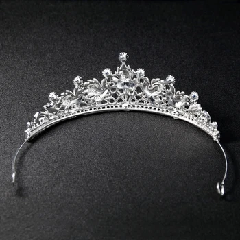 Nevesta Koruny Svadobné Tiara Svadobné Šperky Ženy Headdress Princezná Luxusné Elegantné