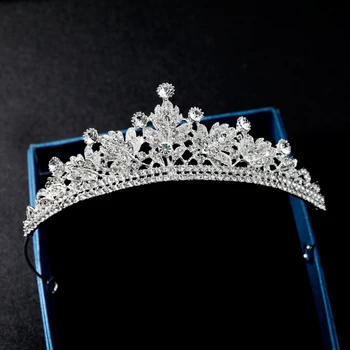 Nevesta Koruny Svadobné Tiara Svadobné Šperky Ženy Headdress Princezná Luxusné Elegantné