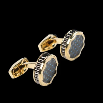 FLEXFIL Luxusné tričko manžetové gombíky pre mužov Značky putá tlačidlá manžetové gemelos Vysokej Kvality kolo svadobné Šperky abotoaduras