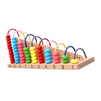 Deti Drevené Hračky Dieťa Abacus Počítanie Korálky Matematické Vzdelávanie Vzdelávacie Hračka