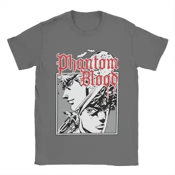 Pánske Phantom Krvi Tričko Jojos Bizarné Dobrodružné Anime Jjba Manga Oblečenie Vintage Krátky Rukáv Tees Darček k Narodeninám T-Shirts