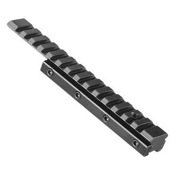 OHEŇ VLK úzko spájat Rozšíriť Weaver Picatinny Rail Adaptér 11 mm Na 20 mm/21 mm Extensible Taktické Rozsah Základy Rozšíriť Mount