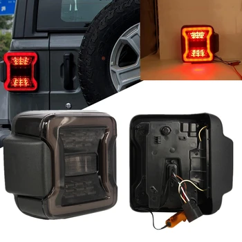 Pre Jeep JL Príslušenstvo Údené LED zadné Svetlá na Jeep Wrangler JL JLU 2018 2019 Zadnej Brzdy Zadné Svetlo Späť Do DRL Šport