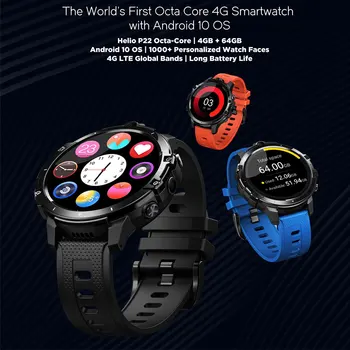Zeblaze THOR 6 4G Smart Hodinky Mužov Heliograf P22 Octa Core, 4GB+64GB Android10 OS 4G Globálne Pásma Smart Hodinky Android Smartwatch