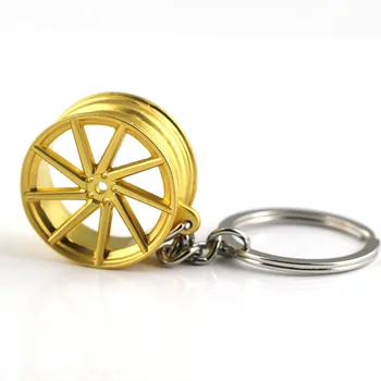 VOSSEN Kolesa Rim Model Keychain Kreatívne Príslušenstvo Auto Časť Auta Kľúčov Kľúč Reťazca Krúžok Kľúčenka Kľúča Držiteľa